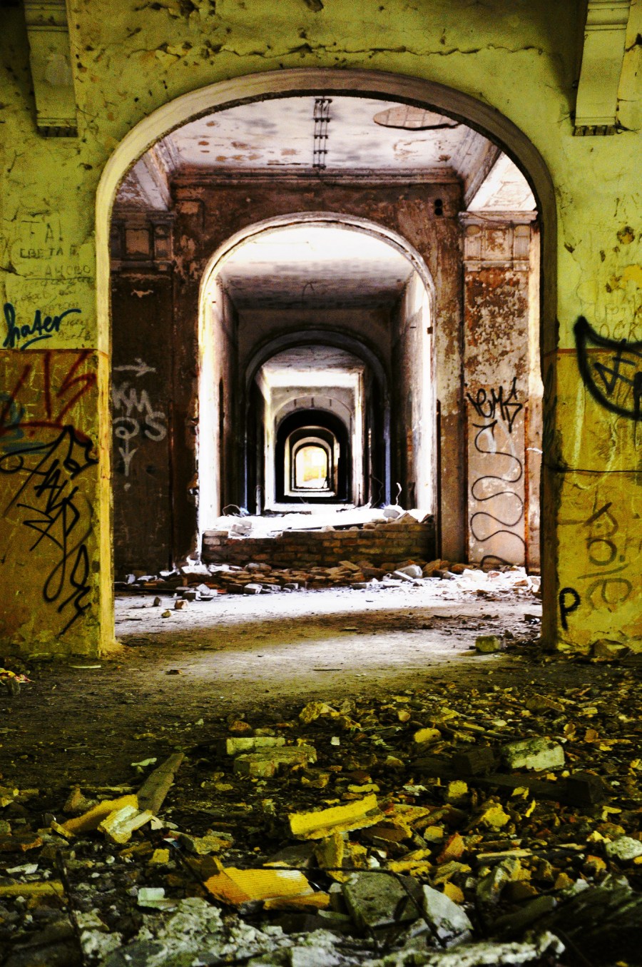 flickr celine181 abandoned corridors